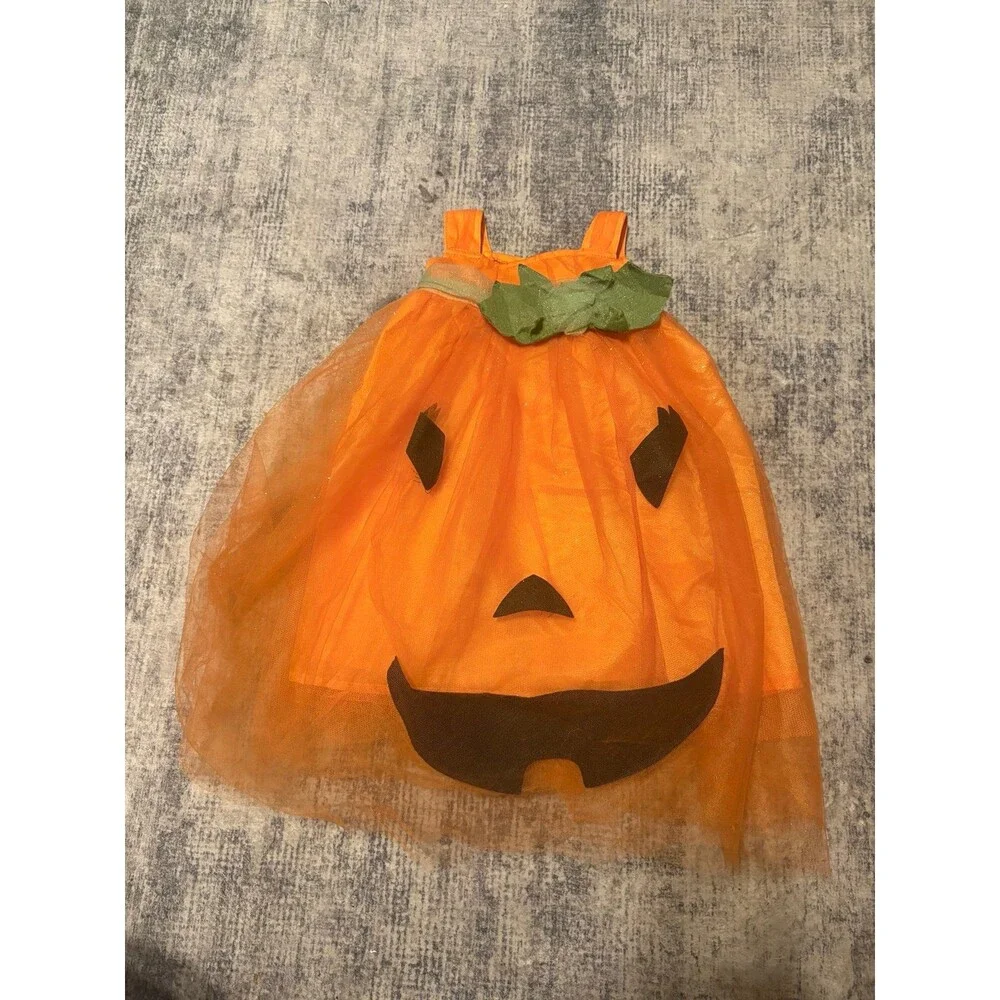 Pottery Barn Kids Pumpkin Halloween Costume Dress Size 3T